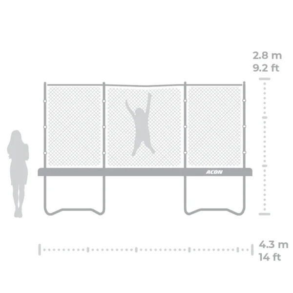 Batuut AC Air 4,3 komplekt (standard turvavõrguga) - Image 7