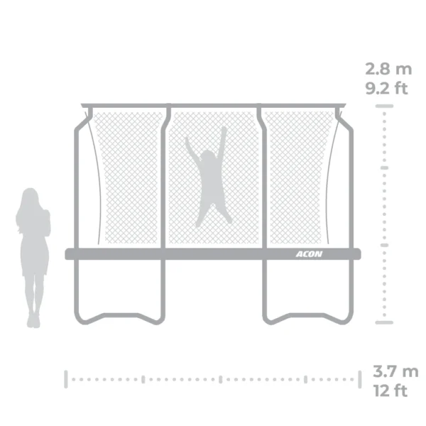 Batuut Acon Air 3,7 komplekt (premium turvavõrguga) - Image 10