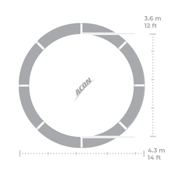 Batuut Acon Air 4,3 M komplekt (premium turvavõrguga) - Image 6