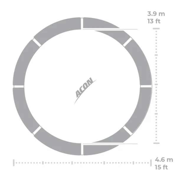 Batuut Acon Air 4,6 M komplekt (premium turvavõrguga) - Image 6