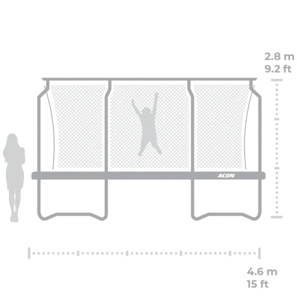 Batuut Acon Air 4,6 M komplekt (premium turvavõrguga) - Image 7